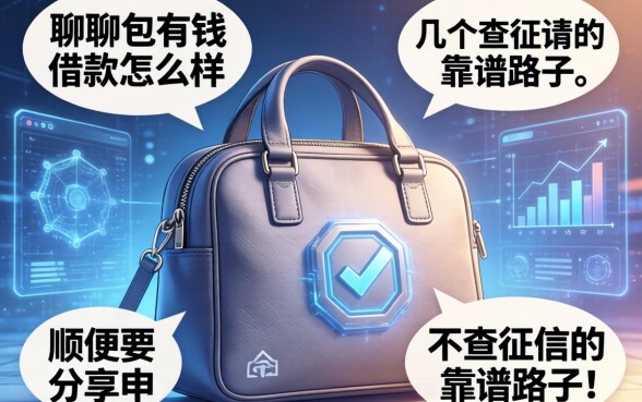 聊聊包有钱借款怎么样申请，顺便分享几个不查征信的靠谱路子