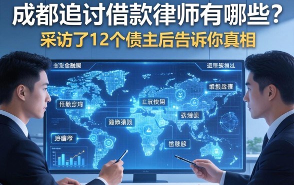 成都追讨借款的律师有哪些？我采访了12个债主后告诉你真相