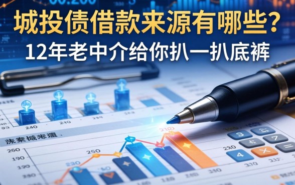 城投债借款来源有哪些？12年老中介给你扒一扒底裤