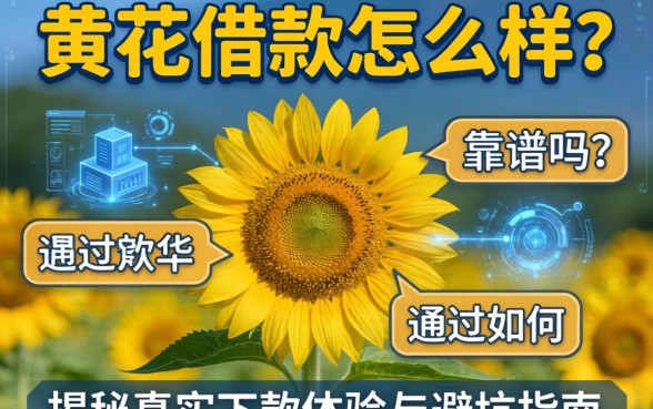 大黄花借款怎么样？靠谱吗？通过率如何？揭秘真实下款体验与避坑指南