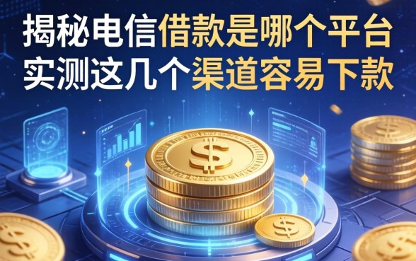 揭秘电信借款是哪个平台，实测这几个渠道容易下款