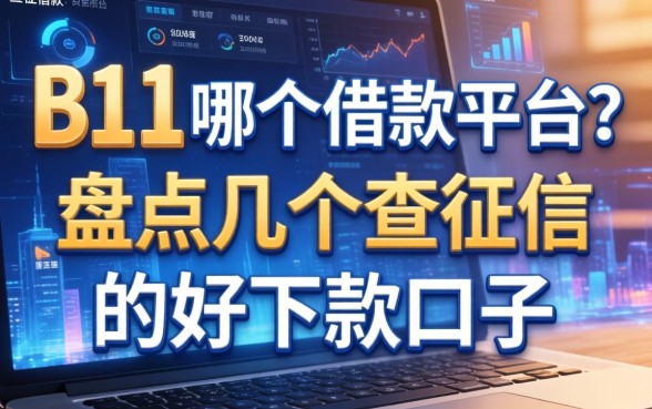 b11是哪个借款平台？盘点几个不查征信的好下款口子