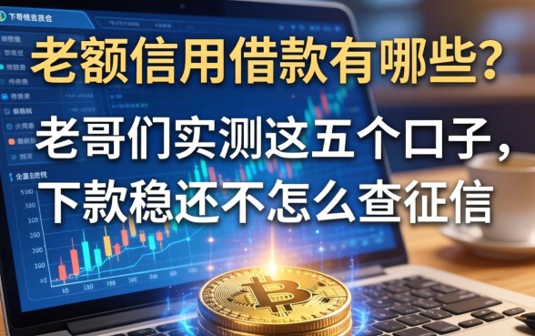 大额信用借款有哪些？老哥们实测这五个口子，下款稳还不怎么查征信