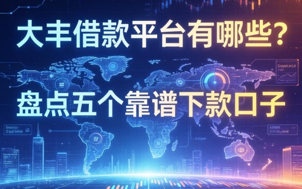 大丰借款平台有哪些？盘点五个靠谱下款口子