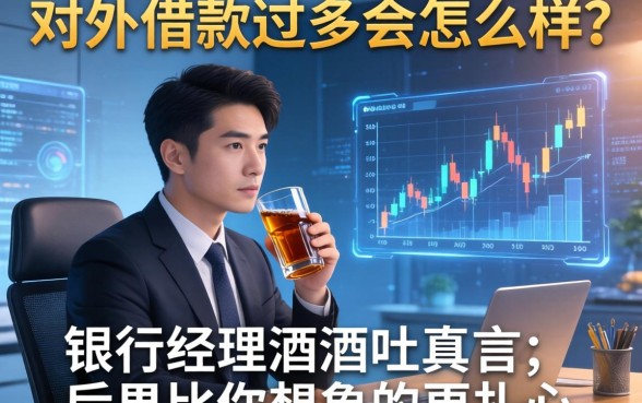 对外借款过多会怎么样？银行经理酒后吐真言：后果比你想象的更扎心