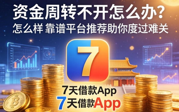 资金周转不开怎么办？7天借款app怎么样？靠谱平台推荐助你度过难关