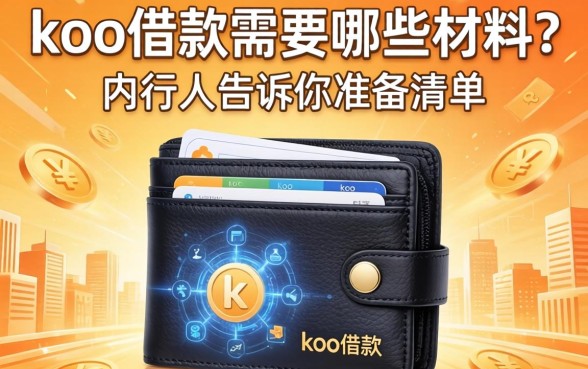 koo钱包借款需要哪些材料？内行人告诉你准备清单