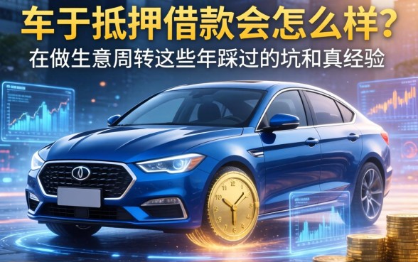 车子抵押借款会怎么样？我做生意周转这些年踩过的坑和真经验