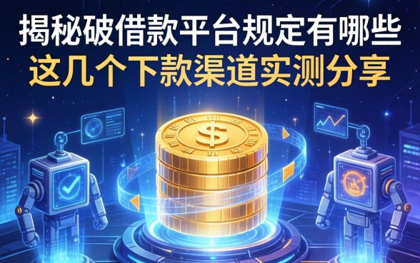 揭秘被借款平台规定有哪些，这几个下款渠道实测分享