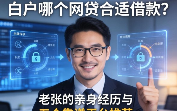 白户哪个网贷合适借款？老张的亲身经历与五个靠谱平台推荐