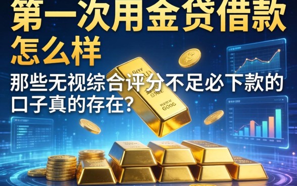 第一次用金条借款怎么样，那些无视综合评分不足必下款的口子真的存在吗