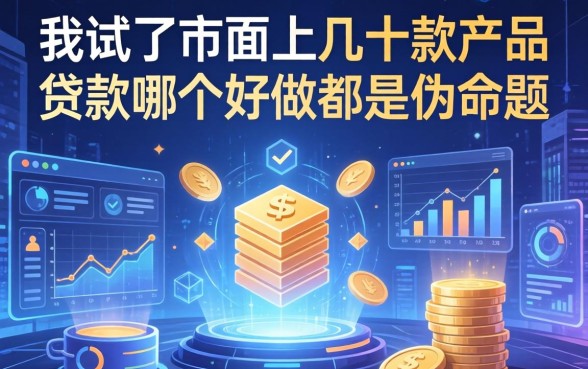 我试了市面上几十款产品，发现对外借款和贷款哪个好做都是伪命题
