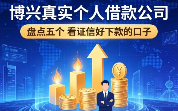 博兴真实个人借款公司有哪些，盘点五个不看征信好下款的口子