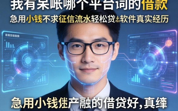 我有呆账在哪个平台可以借款，急用小钱不求征信流水轻松贷的软件真实经历