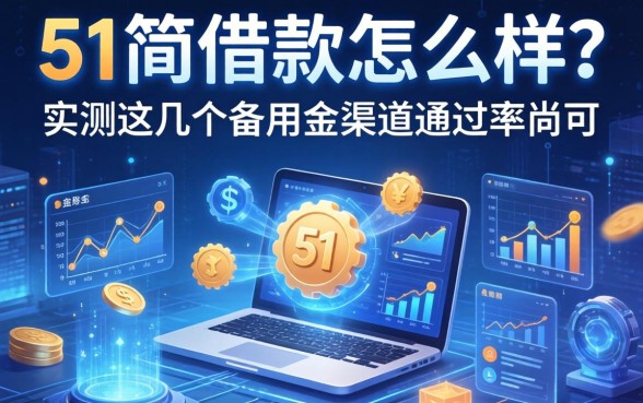 51简借款怎么样？实测这几个备用金渠道通过率尚可