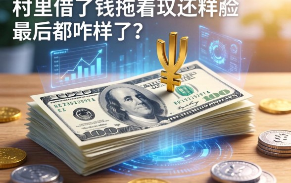 村里借了钱拖着不还，最后都咋样了？
