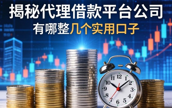 揭秘代理借款平台公司有哪些，整理几个实用的口子