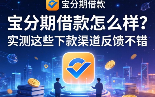 宝分期借款怎么样？实测这些下款渠道反馈不错