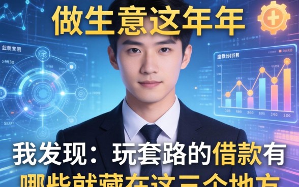 做生意这些年，我发现不玩套路的借款有哪些就藏在这三个地方