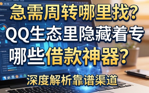 急需周转哪里找？QQ生态里隐藏着哪些借款神器？深度解析靠谱渠道
