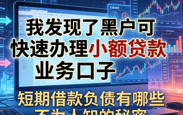我发现了黑户可快速办理小额贷款业务的口子，短期借款负债有哪些不为人知的秘密