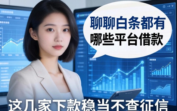聊聊白条都有哪些平台借款，这几家下款稳当不查征信