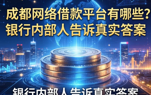 成都网络借款平台有哪些？银行内部人告诉你真实答案