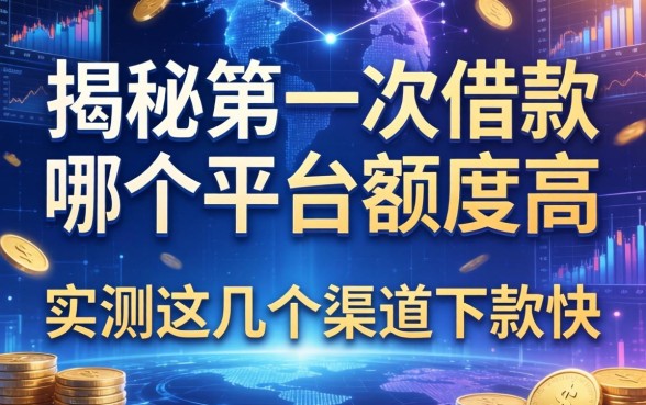 揭秘第一次借款哪个平台额度高，实测这几个渠道下款快