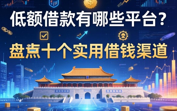 低额借款有哪些平台？盘点十个实用的借钱渠道