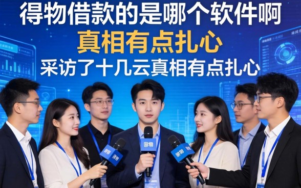 得物借款的是哪个软件啊？我采访了十几个人，真相有点扎心