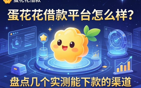 蛋花花借款平台怎么样？盘点几个实测能下款的渠道