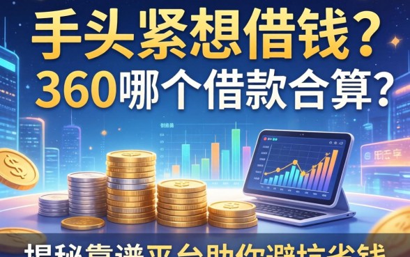 手头紧想借钱？360哪个借款合算？揭秘靠谱平台助你避坑省钱