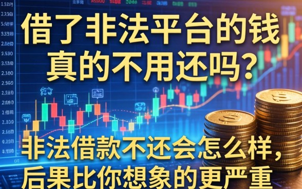 借了非法平台的钱真的不用还吗？非法借款不还会怎么样，后果比你想象的更严重