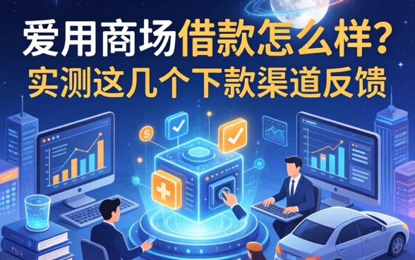 爱用商场借款怎么样？实测这几个下款渠道反馈