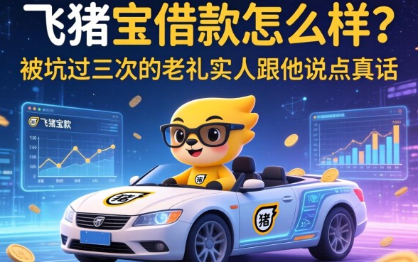 飞猪宝借款怎么样？被坑过三次的老实人跟你说点真话
