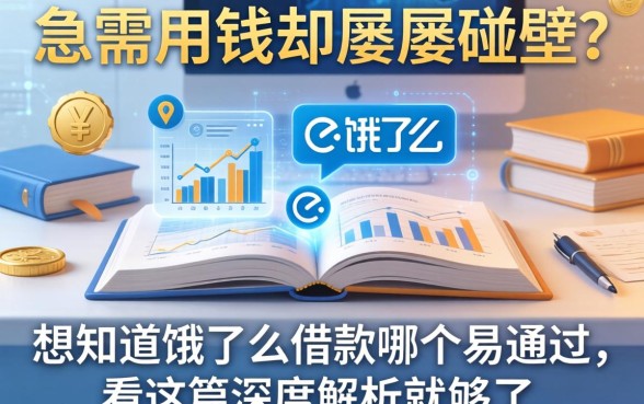 急需用钱却屡屡碰壁？想知道饿了么借款哪个易通过，看这篇深度解析就够了