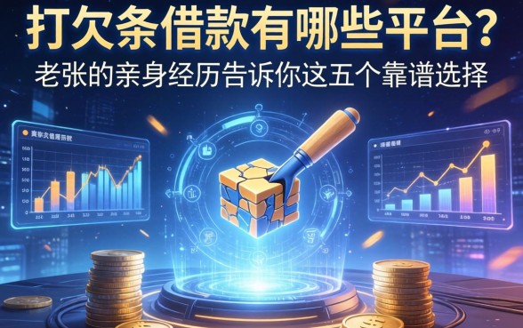 打欠条借款有哪些平台？老张的亲身经历告诉你这五个靠谱选择