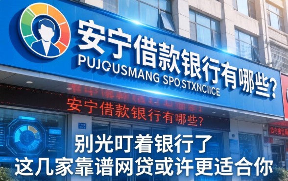 安顺借款银行有哪些?别光盯着银行了,这几家靠谱网贷或许更适合你