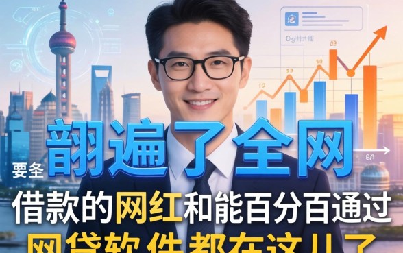 我翻遍了全网，发现那些不借款的网红和能百分百通过的网贷软件都在这儿了