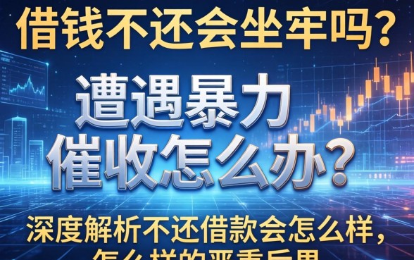借钱不还会坐牢吗？遭遇暴力催收怎么办？深度解析不还借款会怎么样的严重后果