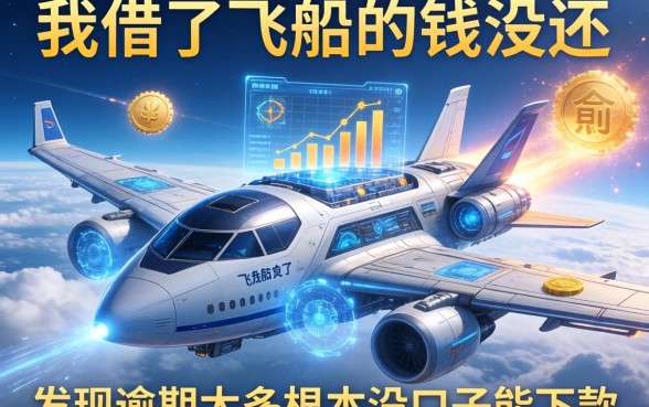 我借了飞船的钱没还，发现逾期太多根本没口子能下款
