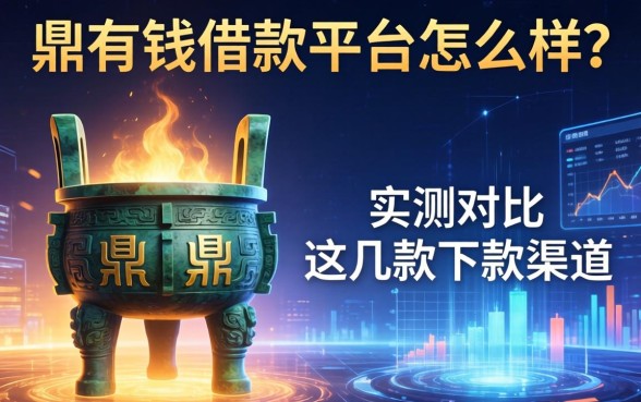 鼎有钱借款平台怎么样？实测对比这几款下款渠道