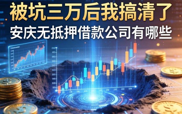 被坑三万后我搞清了安庆无抵押借款公司有哪些