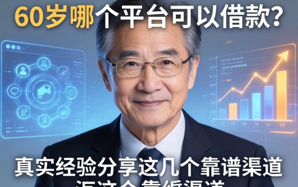 60岁哪个平台可以借款？真实经验分享这几个靠谱渠道