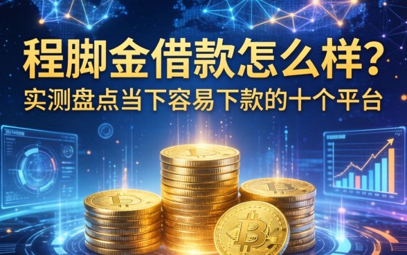 程脚金借款怎么样？实测盘点当下容易下款的十个平台
