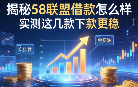 揭秘58联盟借款怎么样，实测这几款下款更稳