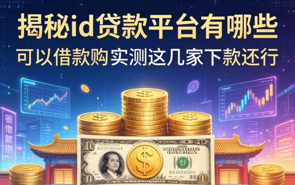 揭秘id贷款平台有哪些可以借款的，实测这几家下款还行