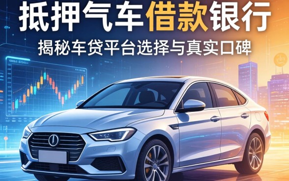 抵押车辆借款的银行是哪个？揭秘车贷平台选择与真实口碑