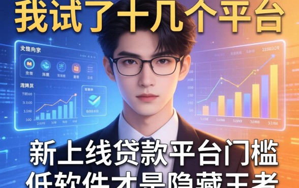 我试了十几个平台，发现新上线贷款平台门槛低软件才是隐藏王者