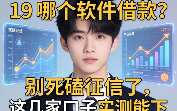 19岁哪个软件借款？别死磕征信了，这几家口子实测能下